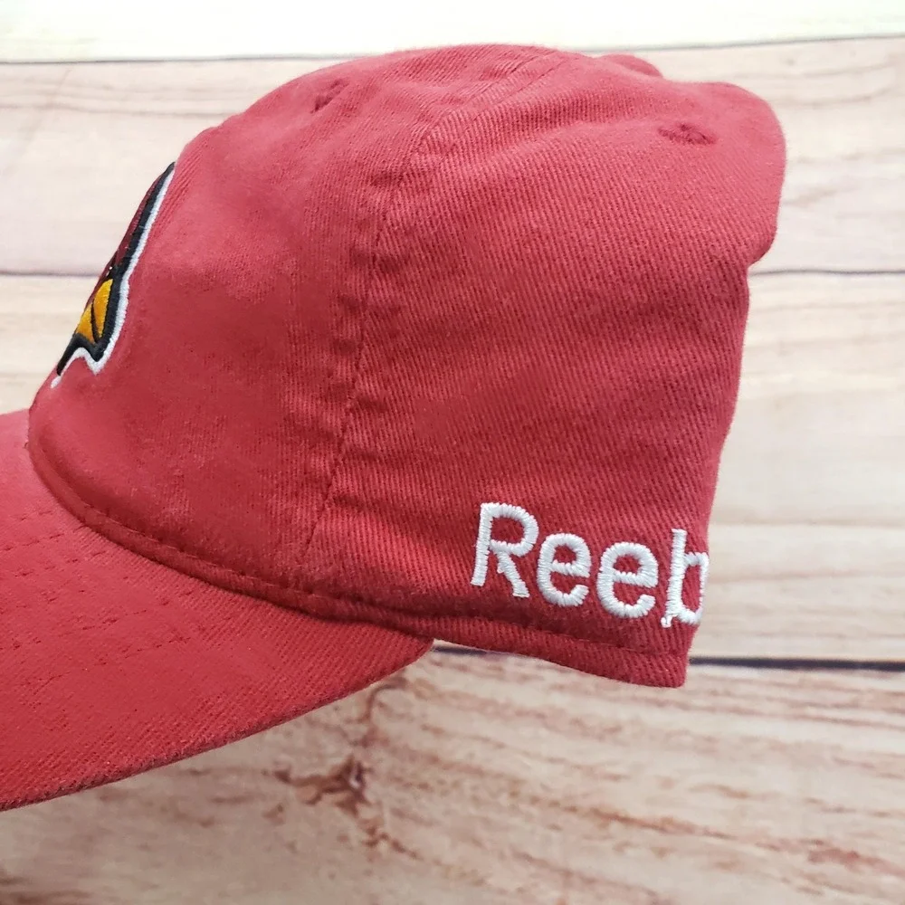 Arizona Cardinals Hat Cap Fitted Mens Small Medium Red NFL Football‎ Reebok
